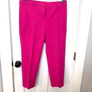 LOFT Fuchsia Ankle Pants